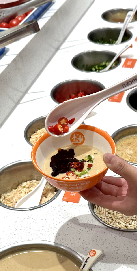 Customize your dipping sauce
